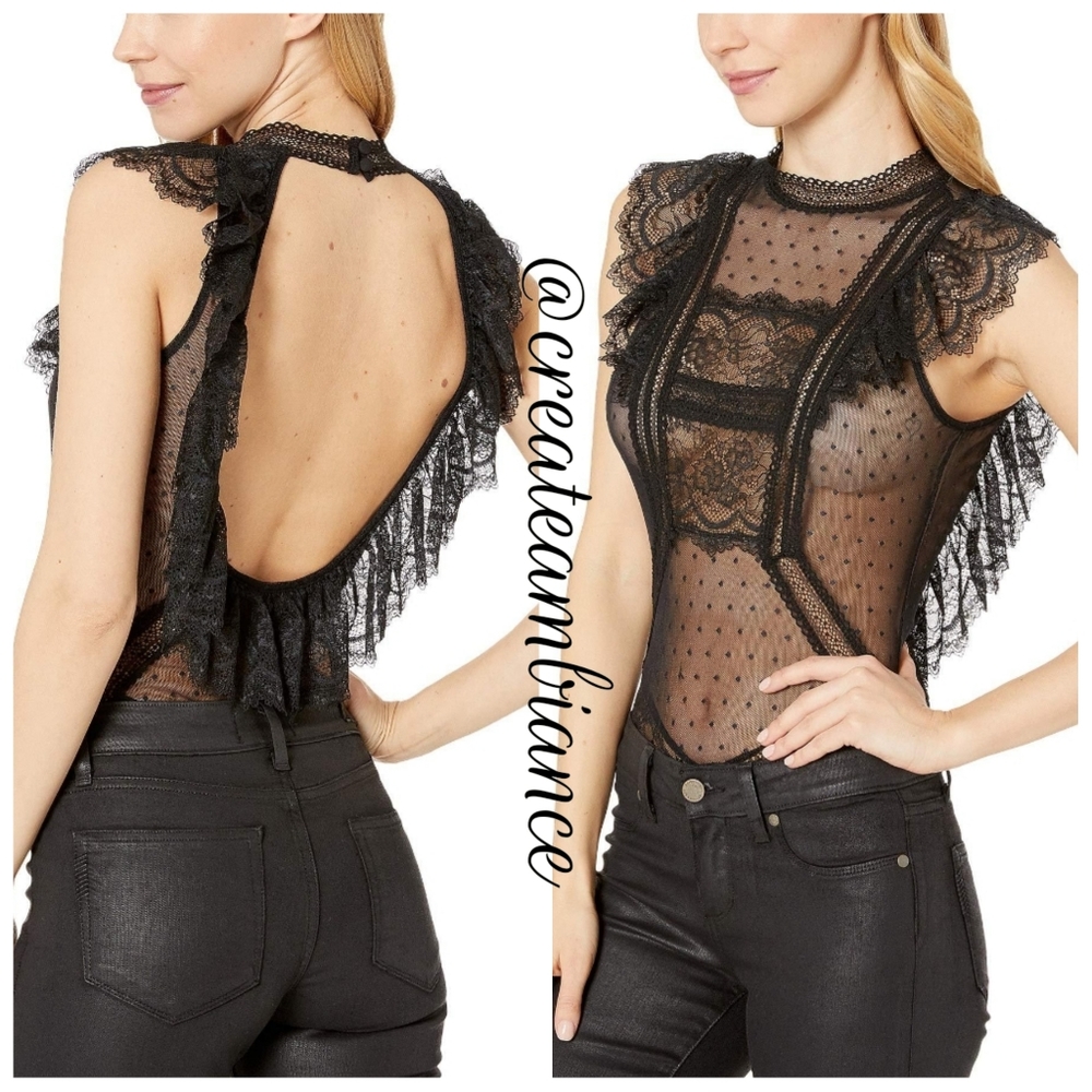 *XS,L,XL ONLY* Free People Lace Bodysuit - Picture 4 of 8